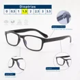 thumbnail image 4 of Paquete De 5 Lentes 1.5 Dioptrías Magma Life Para Computadora Y Lectura Con Tecnología Blue Light, Modernos Armazones En Color Negro, Gafas Para Hombre Y Mujer, 4 of 8