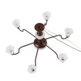 thumbnail image 1 of Lámpara de techo LED en miniatura para casa de muñecas, modelos de lámpara de araña a escala 1:87 Bronce perfke Candelabros de casa de muñecas, 1 of 9