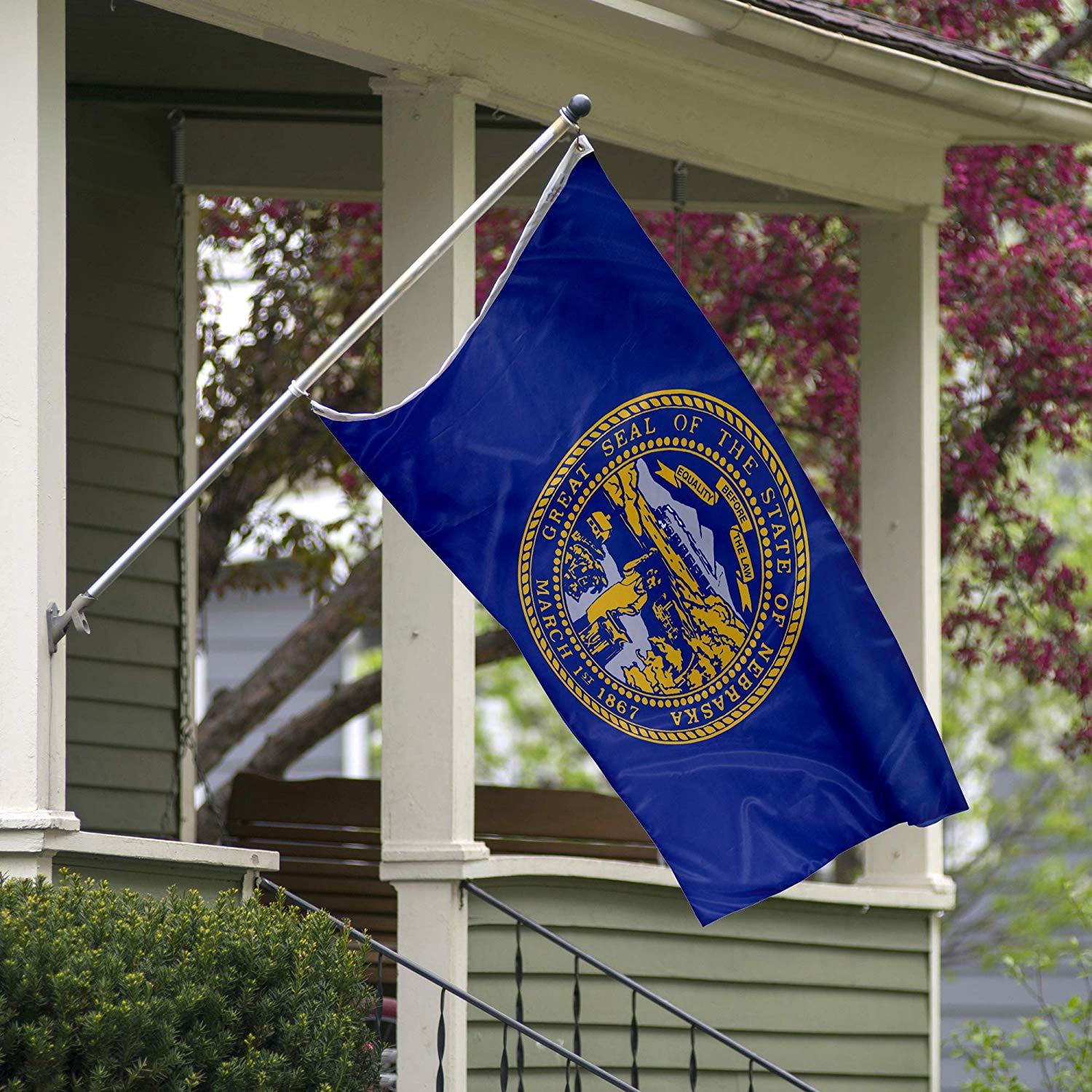 Nebraska State Flag - 3ft x 5ft Knitted Polyester, State Flag Collection, Made in The USA