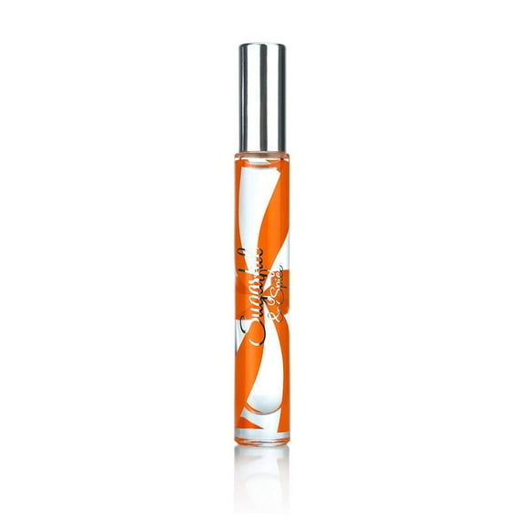 Michel Germain Sugarful & Spice Eau de Parfum Rollerball Women's Fragrance, Top Notes of Sparkling Blood Orange, Pink Peony, Flirty & Playful Gift for Her, 0.27 Fl Oz