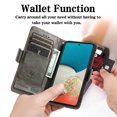 thumbnail image 2 of Case for Samsung Galaxy A53 5G Cover Leather Wallet Folio Case Book Design Flip Magnetic Closure - Grey, 2 of 5