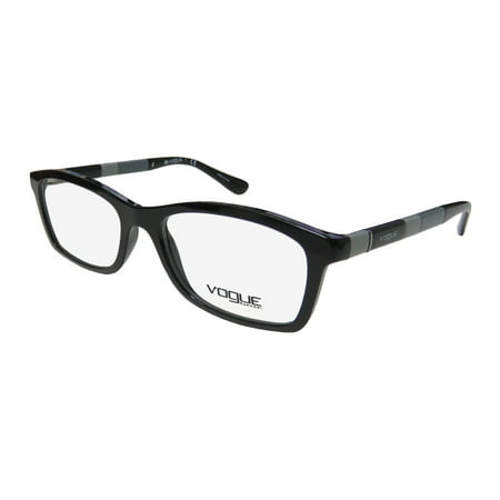New Vogue 2968 Womens/Ladies Designer Full-Rim Black / Gray Frame Demo Lenses 52-16-135 Eyeglasses/Eye Glasses