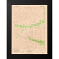 thumbnail image 2 of USGS 11x14 Black Modern Framed Museum Art Print Titled - Sussex Wyoming Quad - USGS 1961, 2 of 5