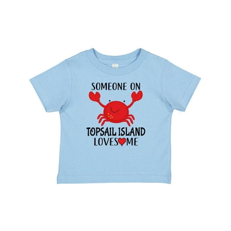 

Inktastic Someone on Topsail Island Loves Me Gift Baby Boy or Baby Girl T-Shirt