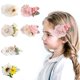 thumbnail image 1 of RV 6 PCS Juego de pinzas para el cabello para niña Pinzas para el cabello con flores artificiales Pasador Pinza para el cabello con flores Pinza para el cabello con flores Pinza para el cabello para niña de las flores Flores artificiales Estilos aleatorios Rojo Verde, 1 of 5