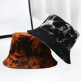 thumbnail image 2 of Fisherman Hat Tie-Dye Sun Protection Cotton Unisex Bucket Hat for Travel, 2 of 8