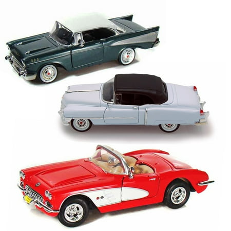 Best of 1950s Diecast Cars - Set 20 - Set of Three 1/24 Scale Diecast Model