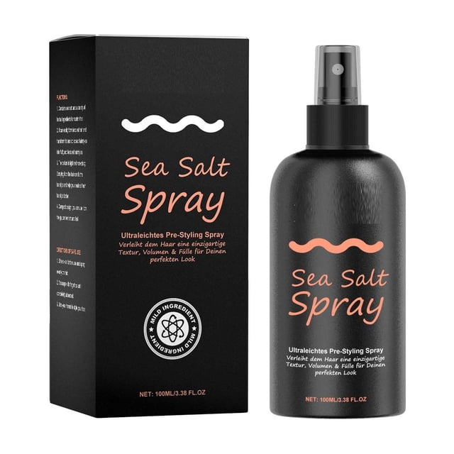 Productos para el cuidado del cabello Spray de sal marina 100 ml Spray para peinar el cabello con cera