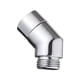 thumbnail image 2 of Adaptador de codo de ducha G1/2 para accesorios de baño, color plateado, fácil de instalar, placa cromada 135 grados, 2 of 9