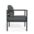 thumbnail image 2 of Tortuga Outdoor Lakeview Aluminum Club Chair w/ Cushion - Charcoal, 2 of 7