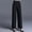 Black, variant on RYDCOT Women's High Waist Wide Leg Pants - Casual Loose Fit Trousers, Slimming Fit Solid Color Long Pants White