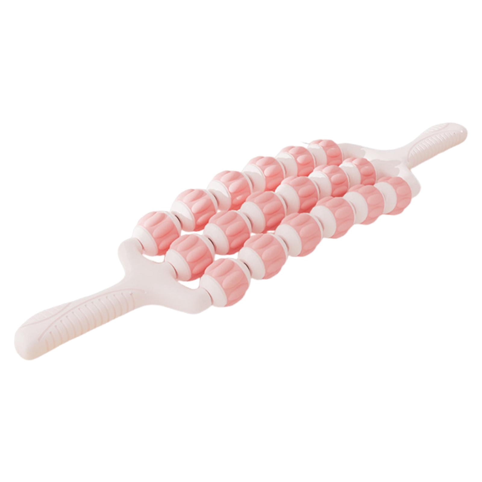 Baoblaze Massage Roller Rod Sensory Integration Training Device Deep Tissue Calf Rolling Pink 3 Row