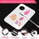 thumbnail image 3 of Bandeja para mezclar maquillaje Shynek con kit de accesorios desechables: varillas para rímel, aplicadores de labios, pinzas para el cabello y caja organizadora, 3 of 7