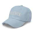 thumbnail image 3 of Phoenix Dad Hat | Embroidered Phoenix AZ Dad Cap (Light Blue), 3 of 6
