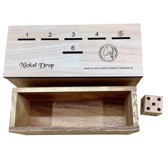 Creative Crafthouse Nickel Drop Bar Game Wooden for Adult Parties USA Made