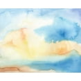 thumbnail image 2 of Longley, Alicia 14x12 White Modern Wood Framed Museum Art Print Titled - Watercolor Sky I, 2 of 4