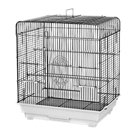 Kings Cages ES 2016 S Square Top Bird Cage. 23X20X16. (White.)