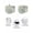 White Green Beige, variant on Daisy Spring Floral Small Toaster Cover 2 Slice, Kitchen Appliance Covers, Eucalyptus Leaves Watercolor Wooden Toaster Oven Cover with Loop, Bread Machine Cover Polyester Dust Cover Protection