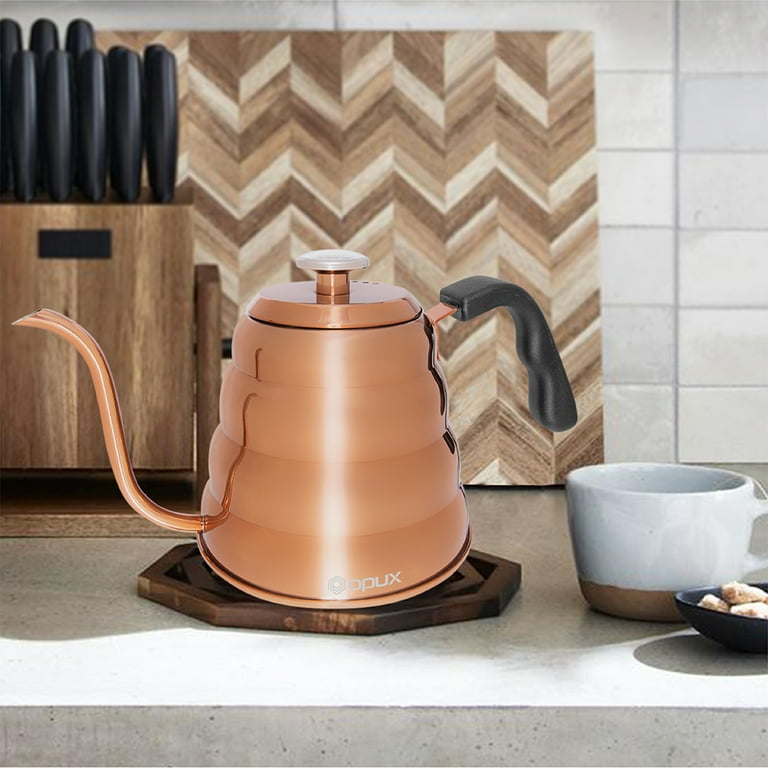 LuxHaus Precision Pour-Over Kettle with Built-in Thermometer