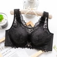 thumbnail image 4 of Zylarhe Bras for Women, Women's Strapless Underwear Women's Thin Model Cup Big Chest Small Thin Gathering Sag No Underwire Bra Womens Bra Push up Black 42, 4 of 5
