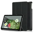 thumbnail image 1 of PANDACO Black Leather Folio Case Google Pixel Tablet (2023), 1 of 3