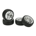 thumbnail image 2 of RC Tires, Exquisite Craftsmanship 1/10 RC Wheels Strong Cushioning  For Most 1/10 Flat Sports Car A Tire, 2 of 8