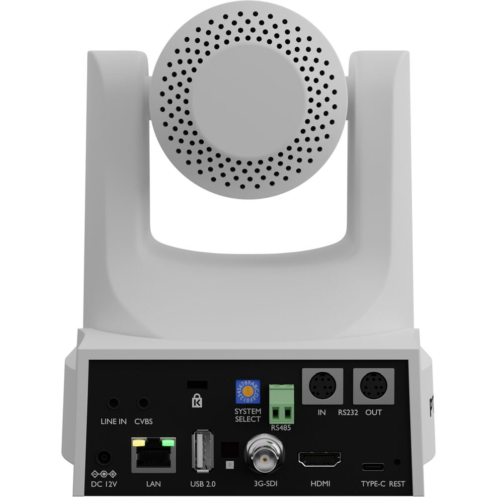 PTZOptics Move SE SDI/HDMI/USB/IP PTZ Camera with 20x Optical Zoom (White) + Lens Cleaning Kit + Cables and More