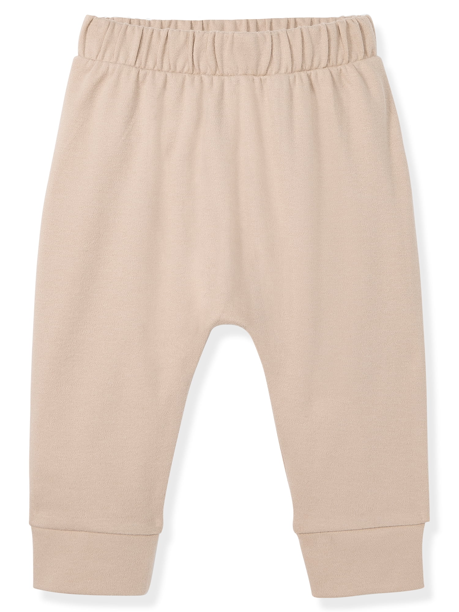 Garanimals Newborn & Baby Boy Cotton Pull-On Joggers, Solids & Prints, 4-Pack, Sizes 0 - 24M