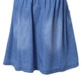 thumbnail image 7 of Richie House Girls' Sweet Denim Dress with Fancy Buttons RH2128, 7 of 7