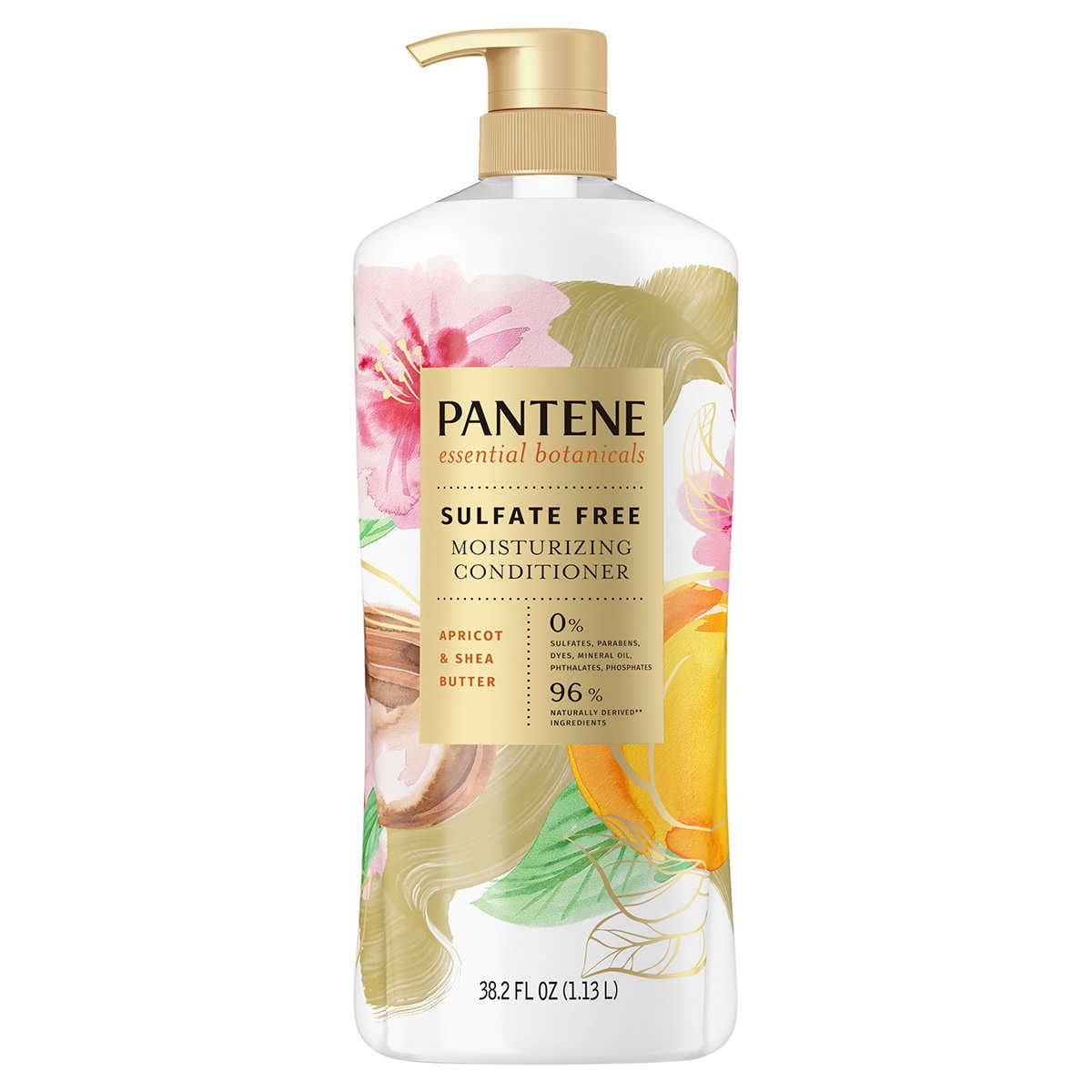 Pantene Essential Botanicals Conditioner, Apricot & Shea Butter (38.2 ...