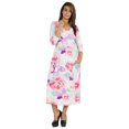 thumbnail image 1 of Phagun Robe Midi d'Été pour Femme Décontractée Ample avec Poches Robe à Encolure Dégagée Robes, 1 of 7