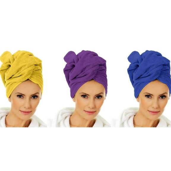 Alayna Microfiber Towels & Washcloths, Multi-Color, 3 Count