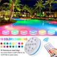 thumbnail image 2 of Submersible LED Lights, Pool Lights with Remote Control, 16 RGB Color, IP68 Waterproof, Underwater Lights for Above Ground Inground Pool, Vase, Spa, Aquarium, Hot Tub, Pond, 2 of 8