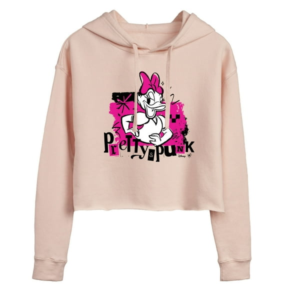 Disney - Pretty And Punk - Juniors Cropped Pullover Hoodie