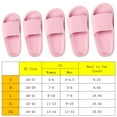 thumbnail image 2 of PULLIMORE Clouds Anti-Slip Slippers for Women Men, Quick-Drying Bathroom Slides Sandals Indoor Outdoor House Slippers (M, Pink), 2 of 8