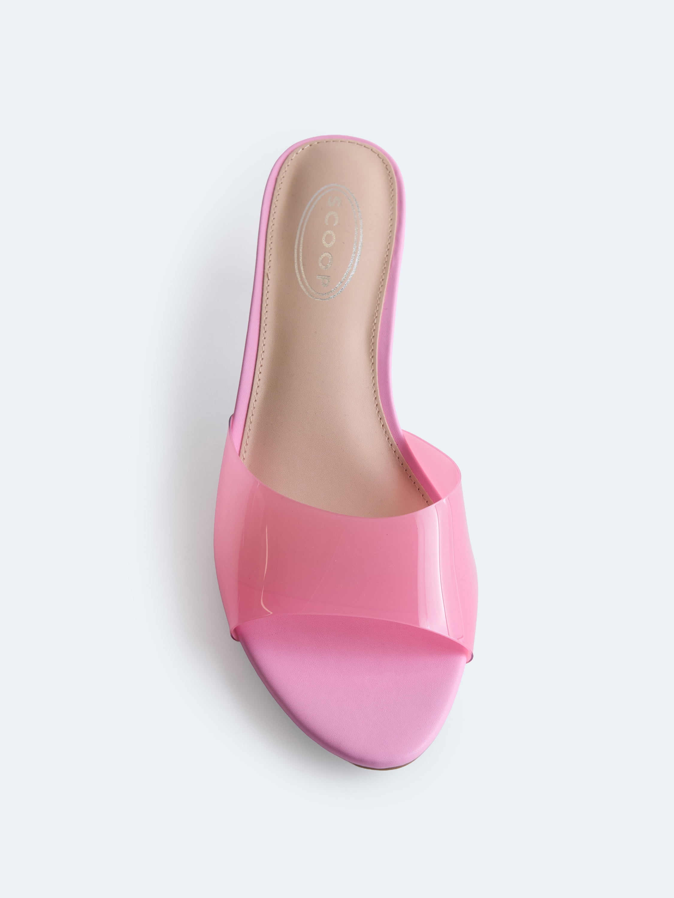 Scoop Women's Jelly Slide On Kitten Heels
