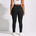 thumbnail image 4 of Women’s Denim Skinny Jeans – Super Stretch High Waisted Rise Classic Casual Slim Fit Pants Black M, 4 of 5