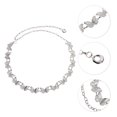 thumbnail image 4 of Unique Bargains 1 Pc Waist Chain Butterfly Design Adjustable Waist Cord for Women Silver Tone, 4 of 6