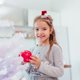 thumbnail image 2 of 10 pinzas para el cabello navideñas con forma de gorro de Papá Noel, horquillas con pinza de cocodrilo, accesorios rojos para fiestas infantiles y juveniles., 2 of 7
