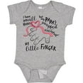 thumbnail image 3 of Inktastic I Have Small Hands, but My Papas Wrapped Around My Little Finger Boys or Girls Baby Bodysuit, 3 of 5