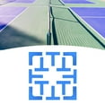 thumbnail image 1 of Kit de marcadores de cancha de Pickleball, juego de marcado de líneas, fácil instalación, marcadores de lanzamiento, marcador de líneas de cancha para Azul, 1 of 8