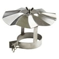 thumbnail image 1 of Cheminée de Poêle à Bois Pot Toit Parapluie Chapeau Tuyau en Acier Inoxydable Couverture de Pluie, 1 of 9