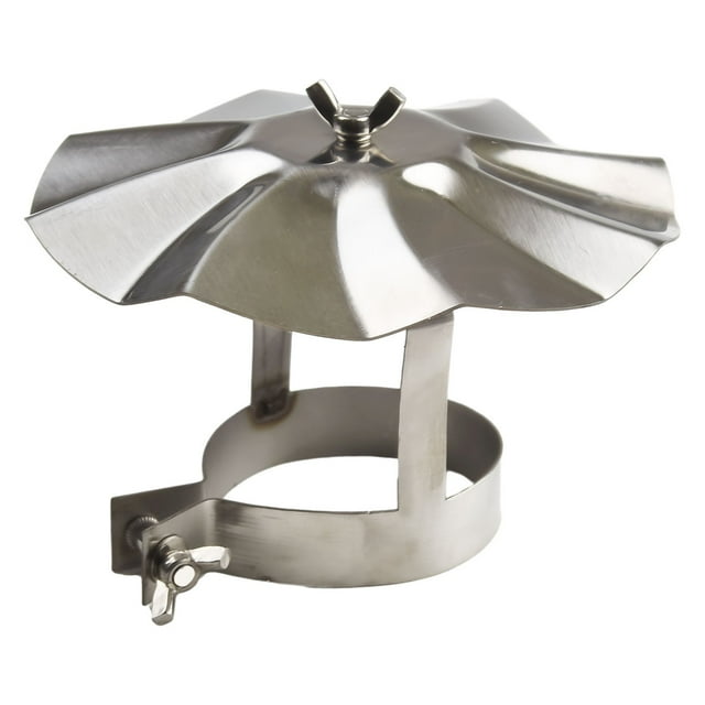 Cheminée de Poêle à Bois Pot Toit Parapluie Chapeau Tuyau en Acier Inoxydable Couverture de Pluie