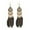 Black, variant on Feather Earrings for Women Boho Vintage Earrings Black Feather Tassel Earrings Long Feather Earrings Western Bohemian Jewelry for Women