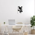 thumbnail image 2 of Modern Silhouette Brushed Shape Abstract Graphic Art Unframed Art Print Wall Art, 2 of 6
