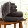thumbnail image 5 of Belle Collection Textured Waffle Decorative Soft Towels & Washcloths, 6 Count, 5 of 6