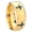Gold Plated, variant on RATUNGSTEN Cross Tungsten Ring for Men 10MM Engraved Wedding Band