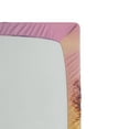 thumbnail image 2 of Ambesonne Winter Fitted Sheet, Landscape with Sunset, Twin XL Size, Pink White, 2 of 2