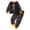 Black, variant on felwors Halloween Pajamas Little Big Boys Girls Pajamas Set Kids PJs Sleepwear(4-5 Years,Orange)