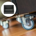 thumbnail image 4 of Tazas de Muebles, 6 Piezas - Taza de Rueda de Goma, Topes de Cama para Prevenir Deslizamientos que se Ajustan a Todas las Ruedas (Negro, 65x56mm), 4 of 6